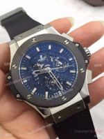 Swiss Hublot Big Bang Watch: SS Black Chronograph 7750 Swiss Grade